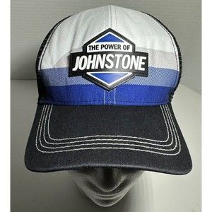 The Power of Johnstone Logo Trucker Hat Mesh Back Tools Hardware One Size